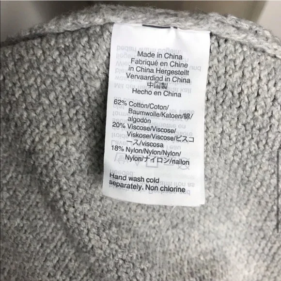 ◾️Madewell Palisades Gray Sweater Cardigan Size Large - Picture 8 of 9